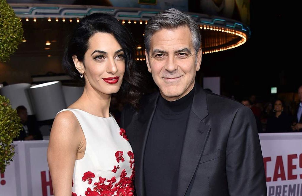 Александр и Элла – дети Джорджа Клуни